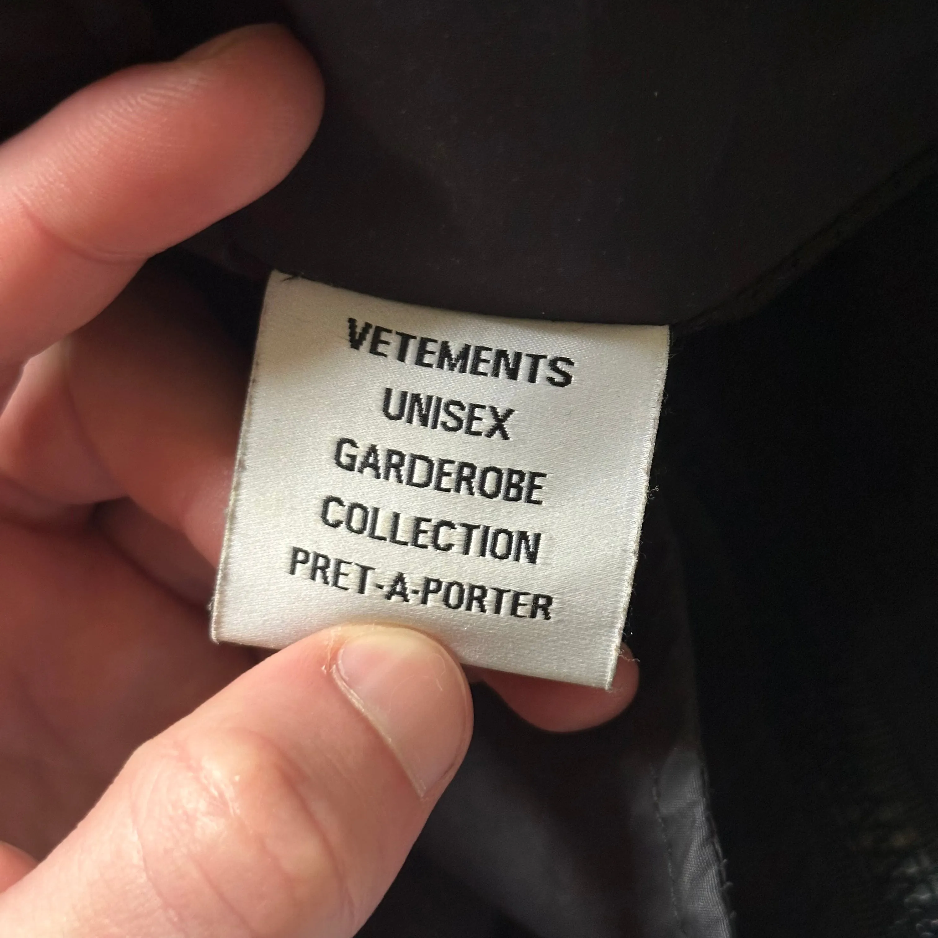 Vetements “Tape Logo” Track Jacket