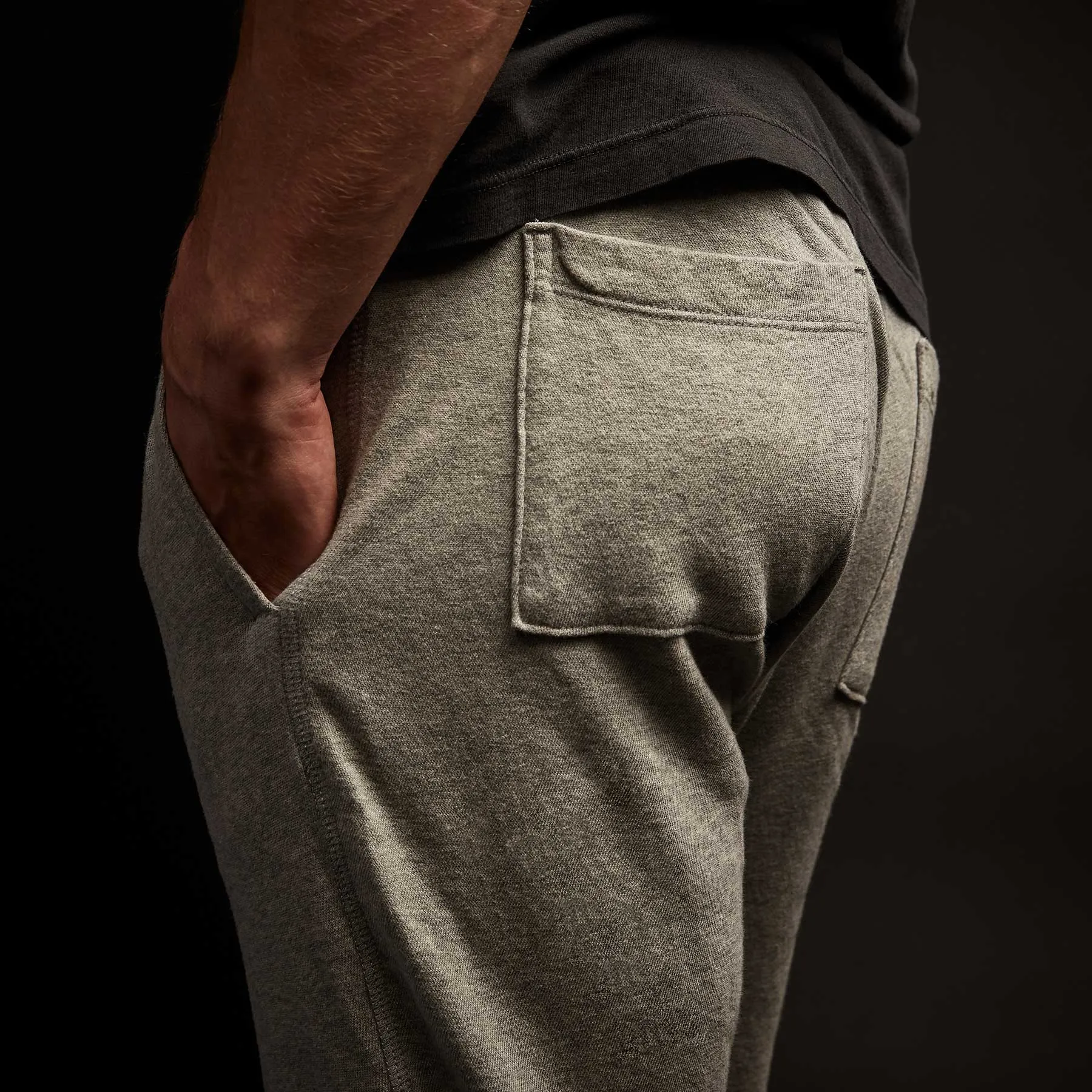 Vintage French Terry Sweatpant - Heather Grey