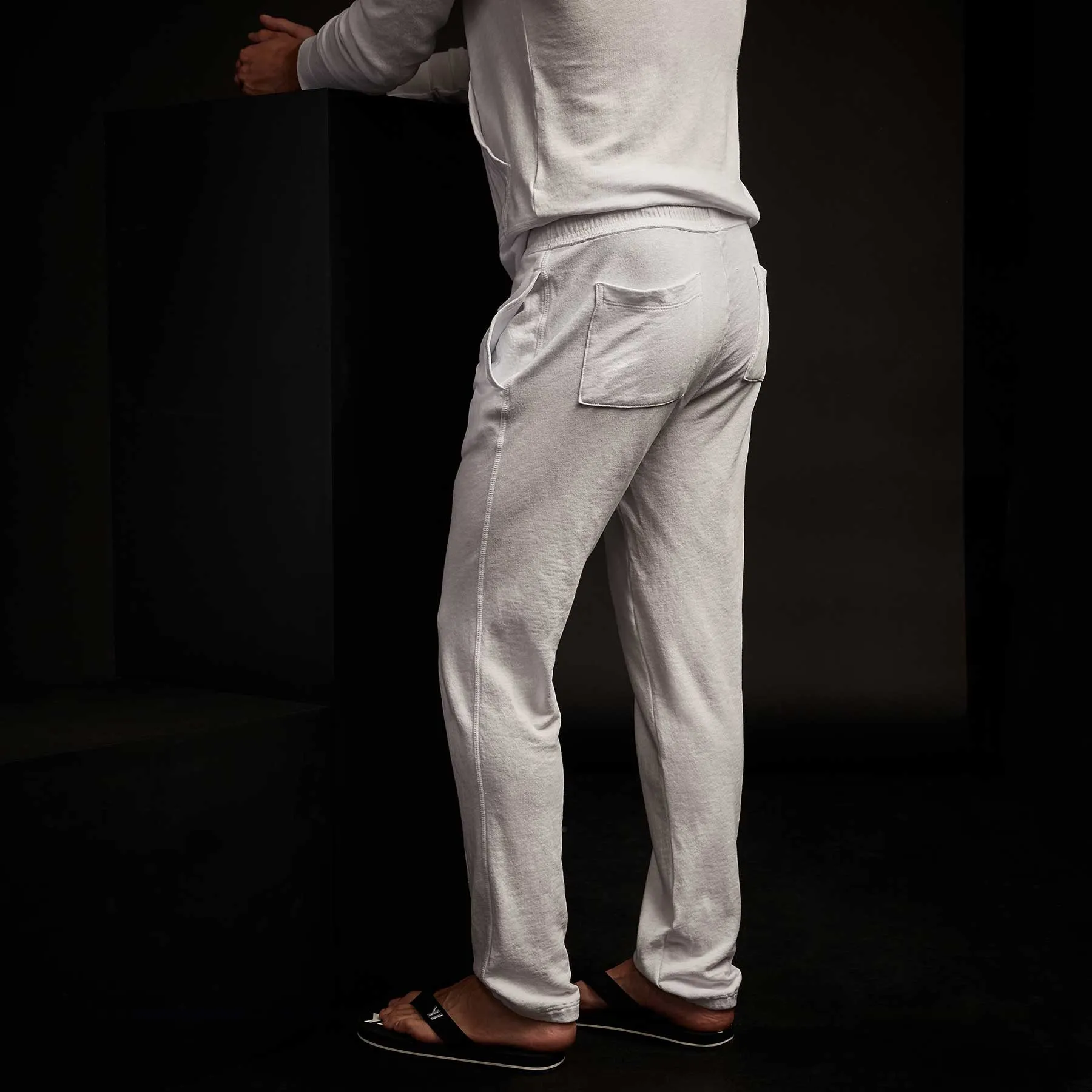 Vintage French Terry Sweatpant - White