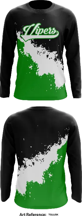 Vipers Store 2 Core Men's LS Performance Tee - TGuJsK
