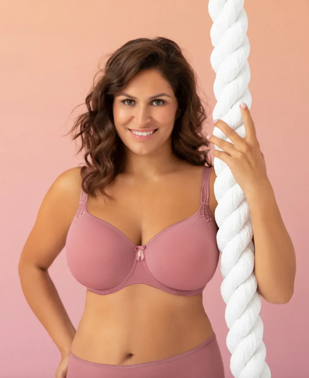 Virginia Spacer T-Shirt Bra - Rose Portofino