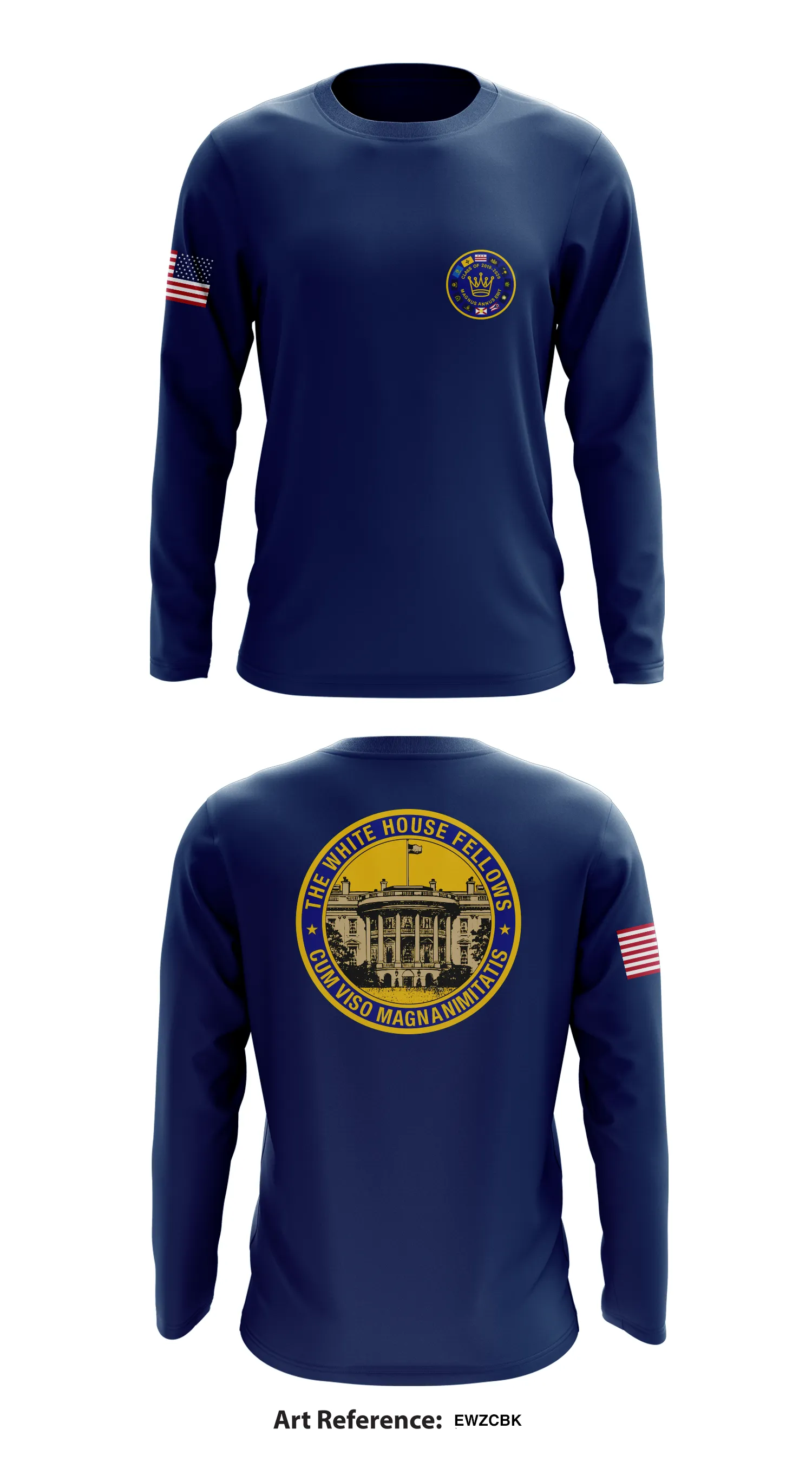 White House Fellows Store 1 Core Men's LS Performance Tee - EwZCbK