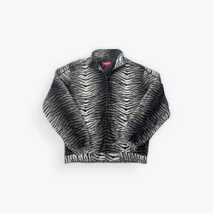 White Tiger Striped Track Jacket