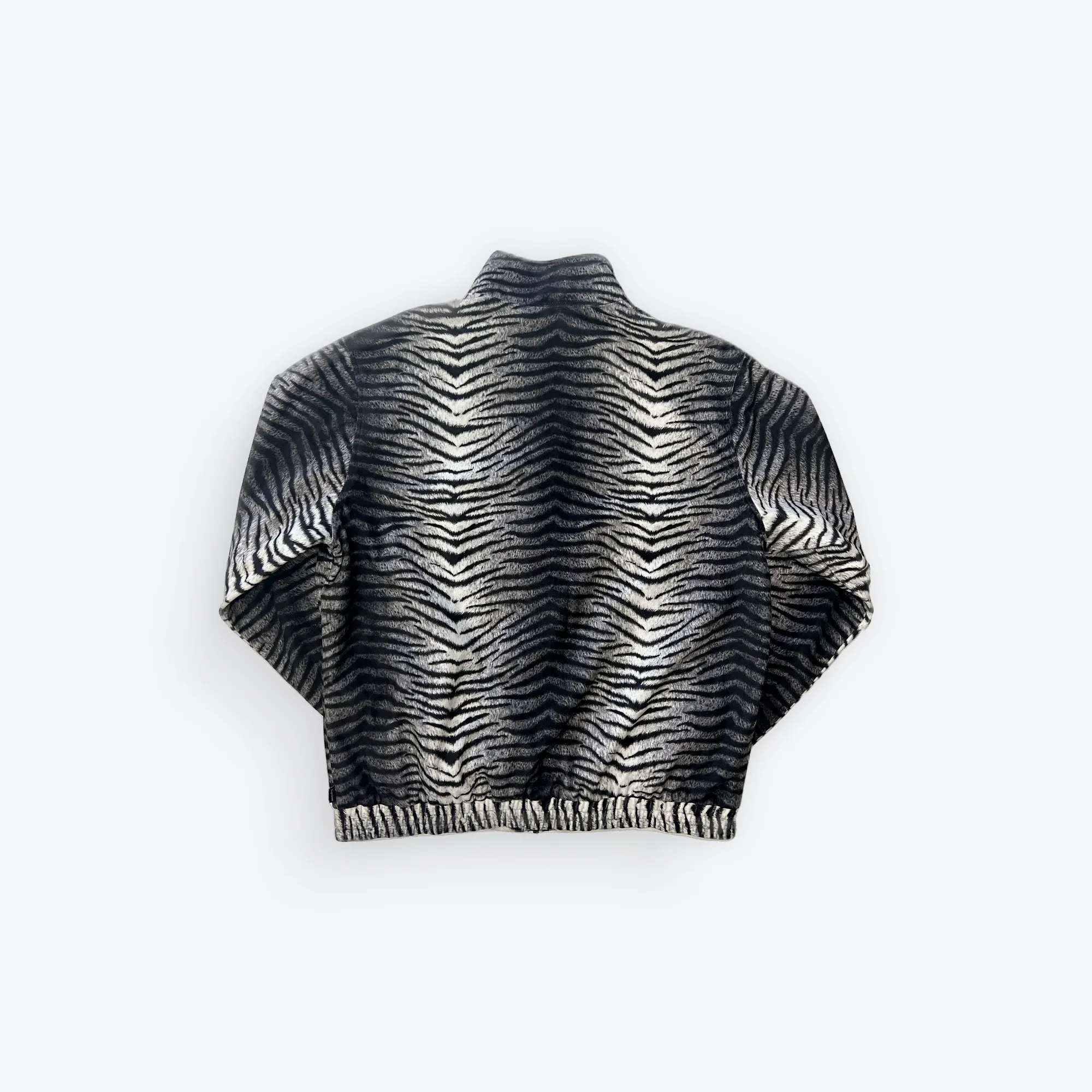 White Tiger Striped Track Jacket