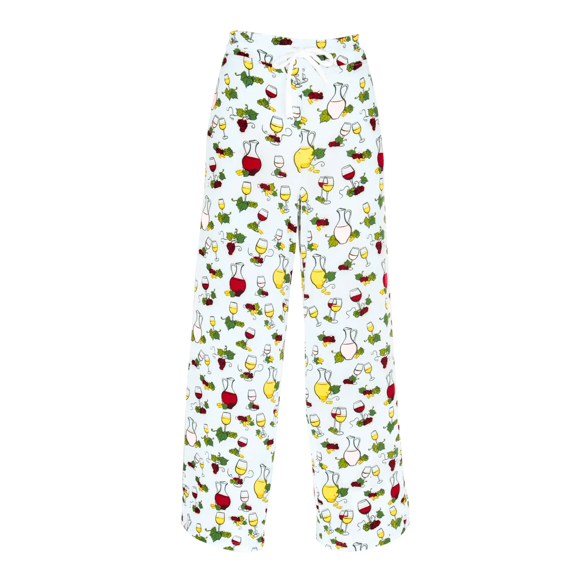 Wine Tasting Pj Pant - Lt. Blue