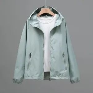 Women Travel Jacket Casual Wears Hooded Coat Outdoor