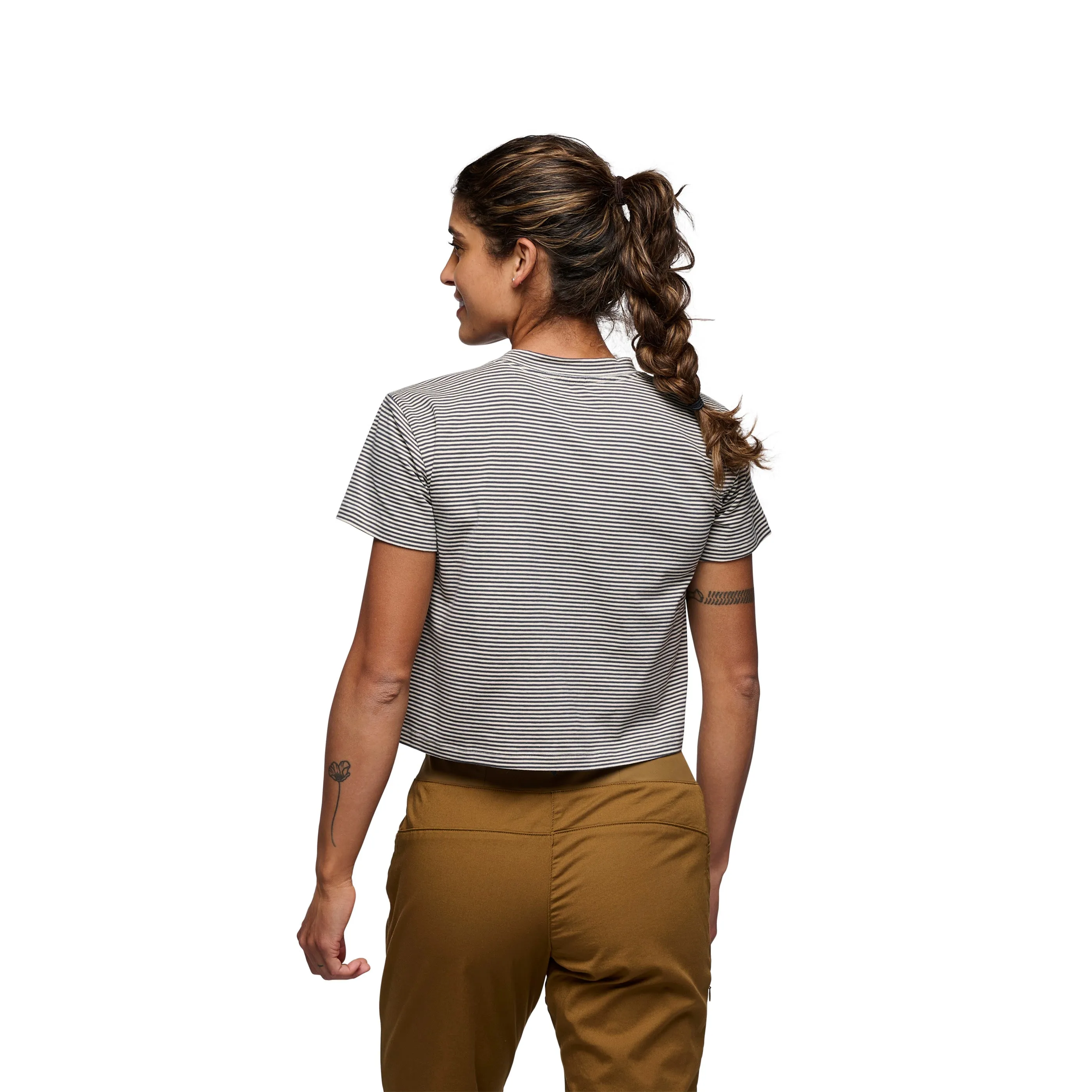 Women's BD Stripe Crop Tee