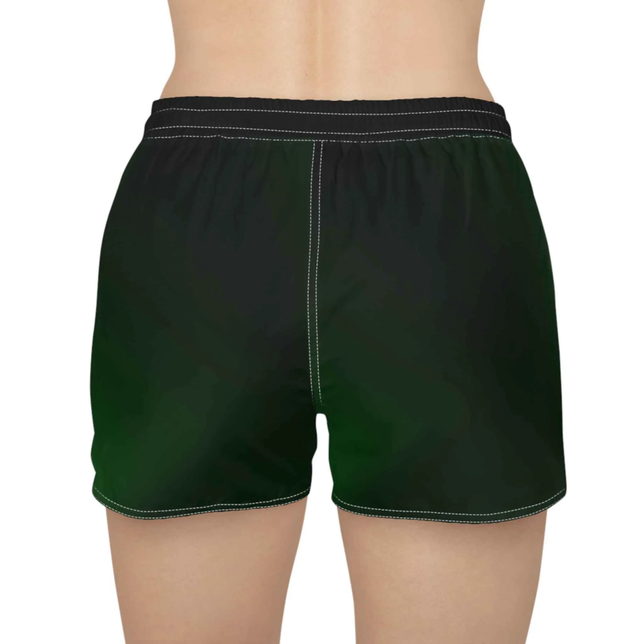 Women's Green Athletic Shorts | Nature-Inspired Design & Comfort