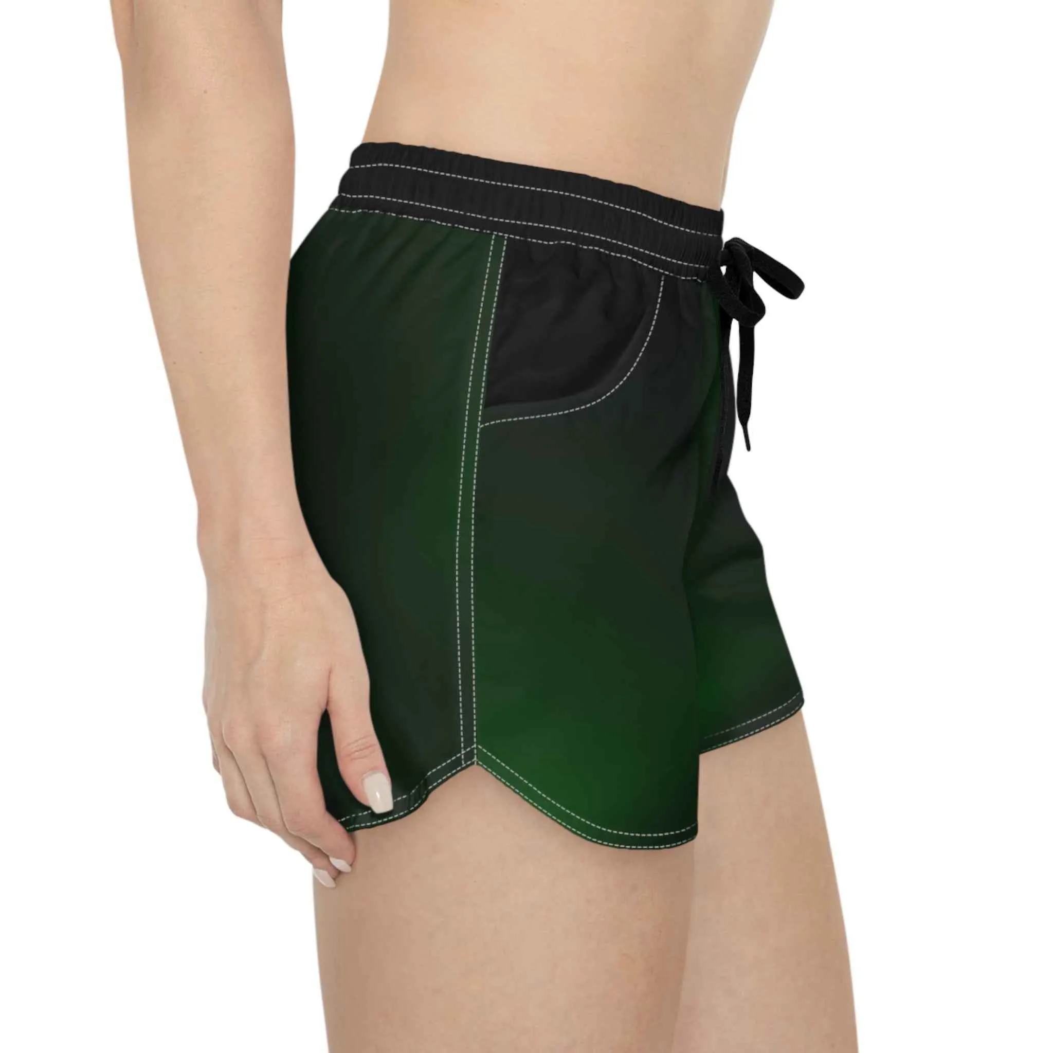 Women's Green Athletic Shorts | Nature-Inspired Design & Comfort