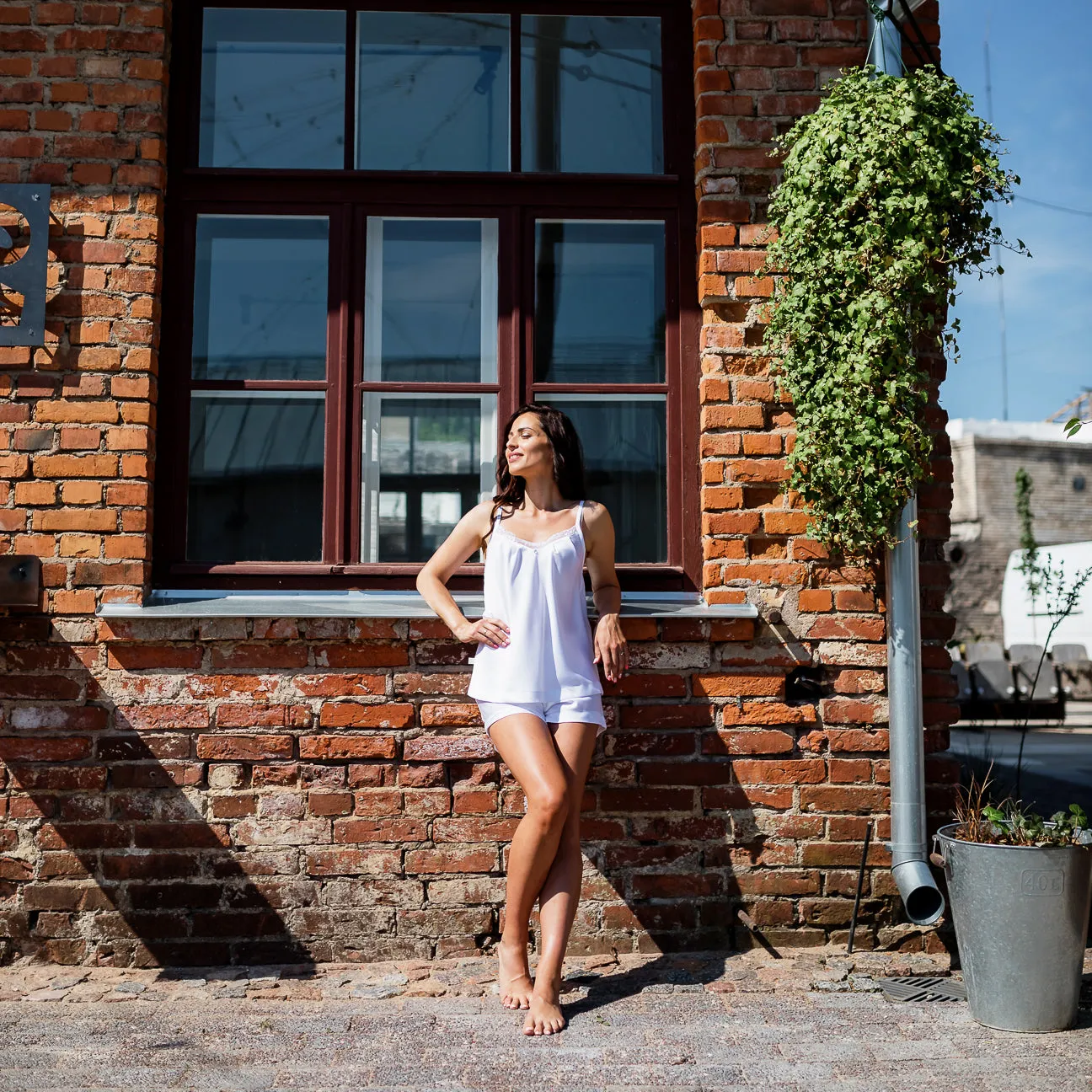 WOMEN’S PAJAMA “WHITE&WHITE”