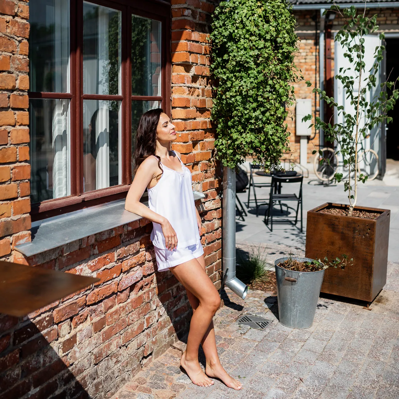 WOMEN’S PAJAMA “WHITE&WHITE”