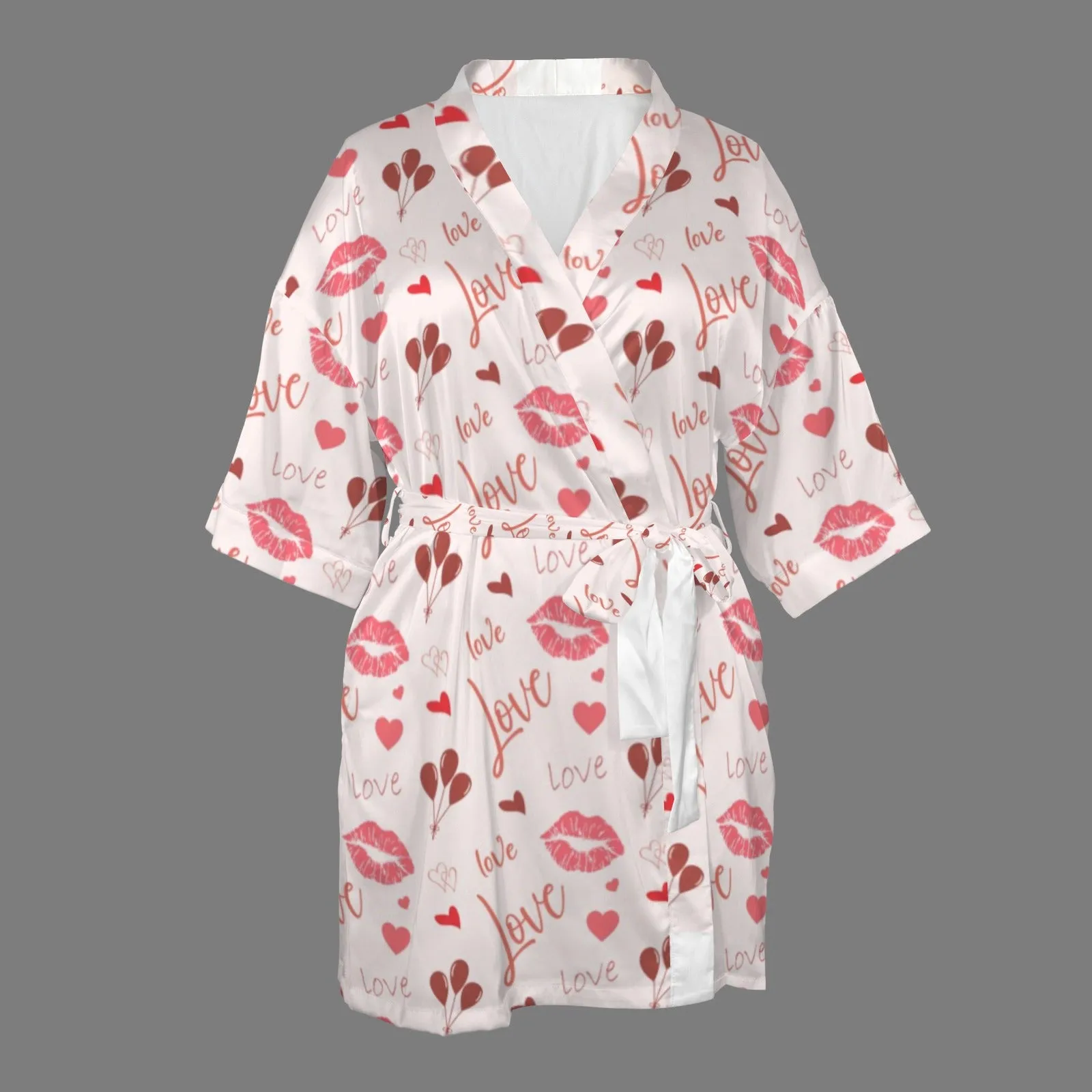 Women's Strappy Pocket Pajama Robe