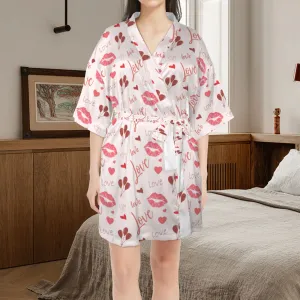 Women's Strappy Pocket Pajama Robe