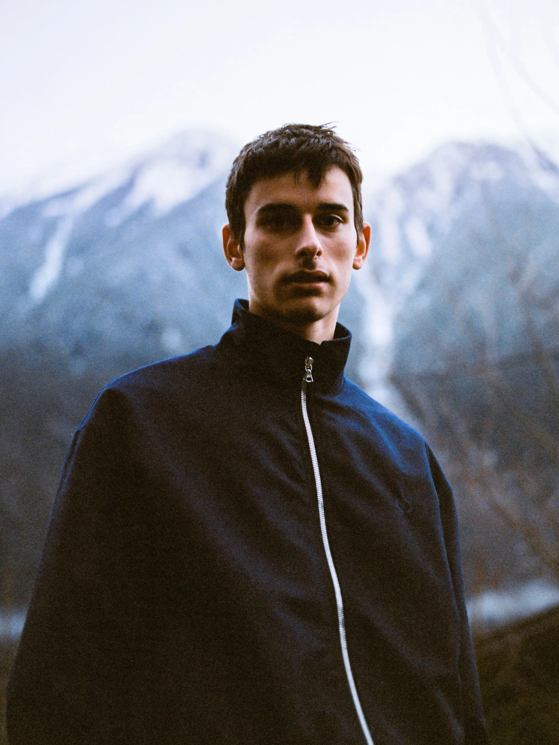 Woollen Flannel Track Jacket