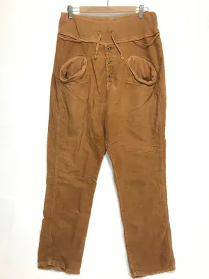 [XL] Kapital Cotton Sweat Saurel Nouvelle Pants Light Brown