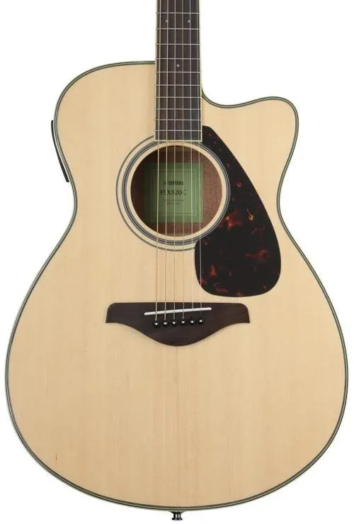 Yamaha FSX820C FSX Series 6-String RH Acoustic Electric Guitar-Natural
