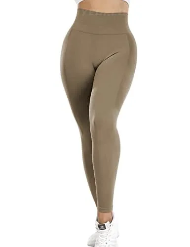 YEOREO Workout Leggings for Women Seamless High Waist Leggings Gym Exercise Yoga Pant Scrunch Butt Lifting Tights